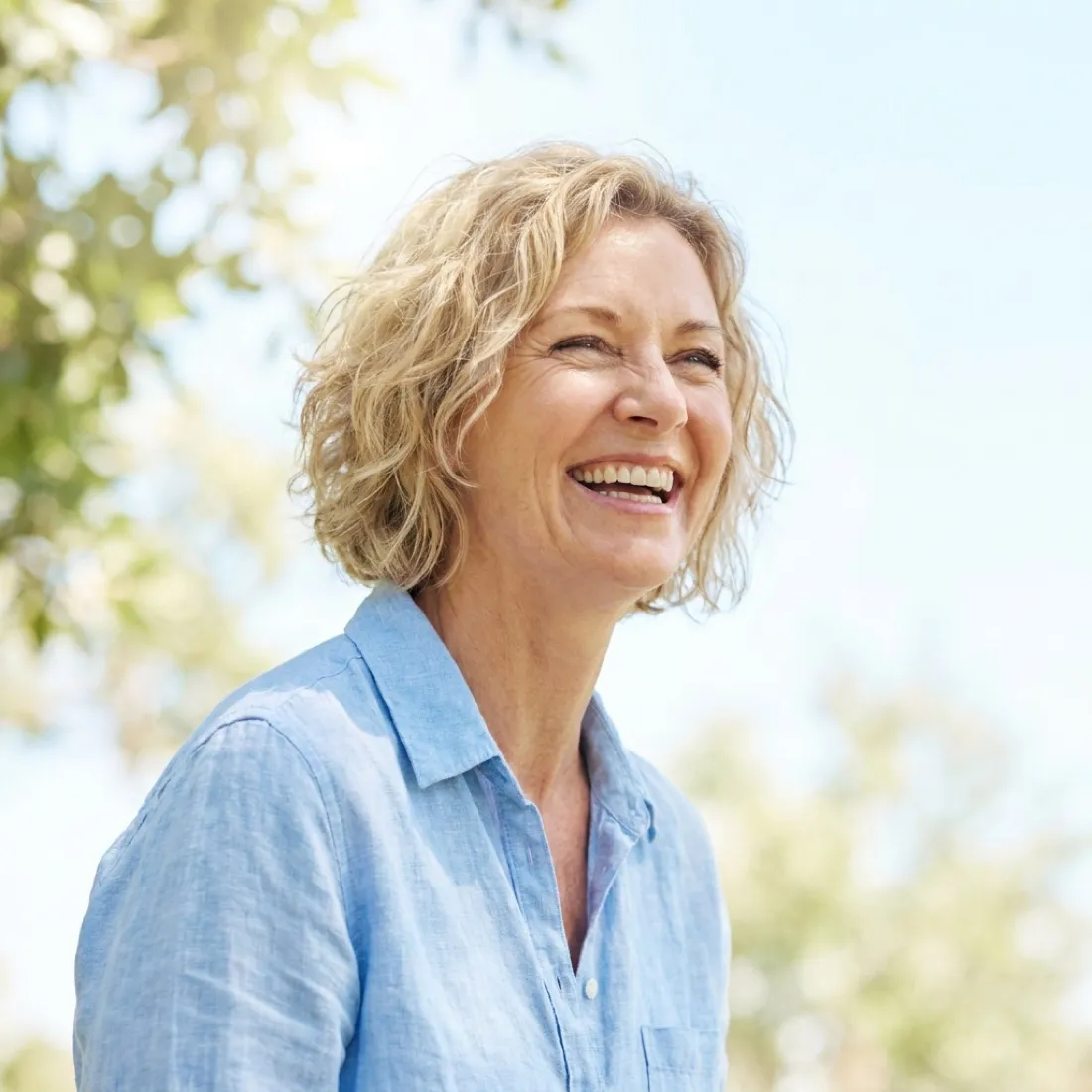 A Dundee Dental patient smiling with confidence