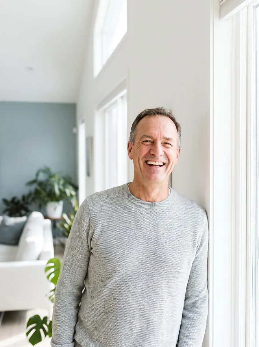 A Dundee Dental patient with a healthy, confident smile